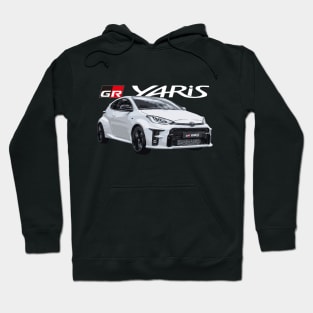 GR YARIS WHITE WRC Hoodie